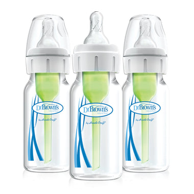 Dr. Brown's Natural Flow® Options+™ Baby Bottle, 4oz/120ml, 3-pack